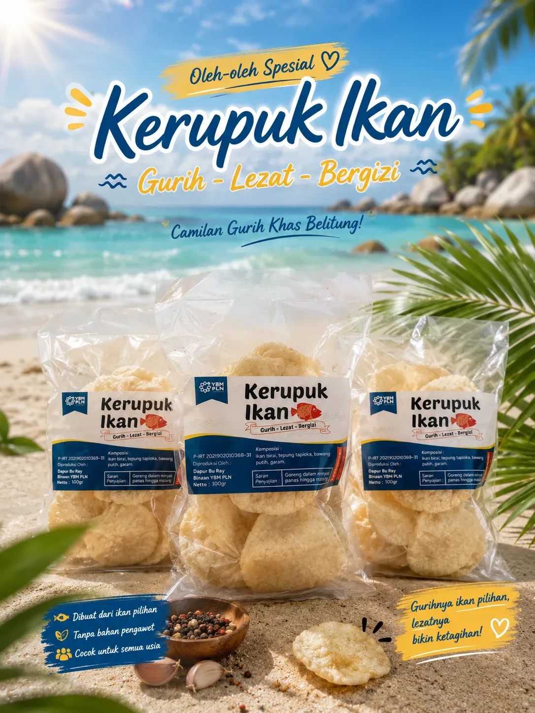 Kerupuk Ikan 250 G