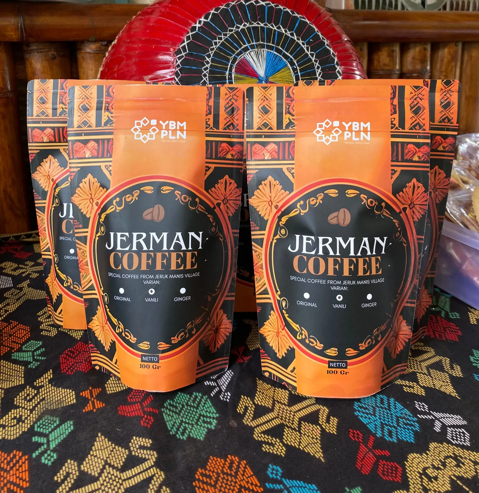 Jerman Coffee - Kopi Robusta Tradisional Khas Lombok - 100gr