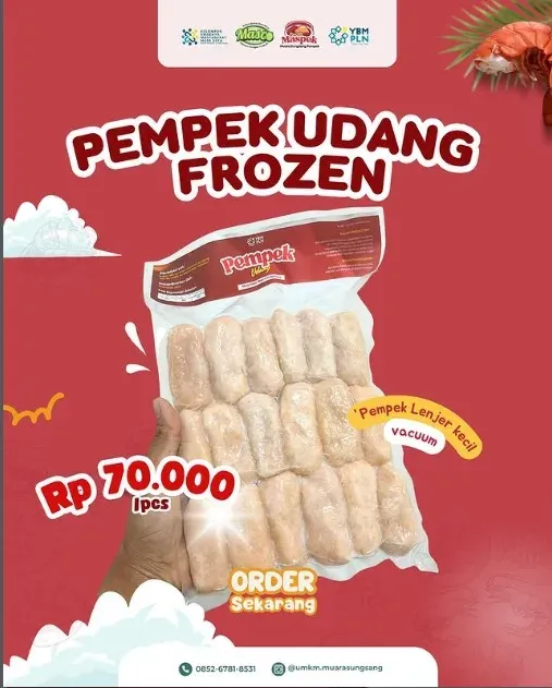 Pempek Udang Lenjer Kecil