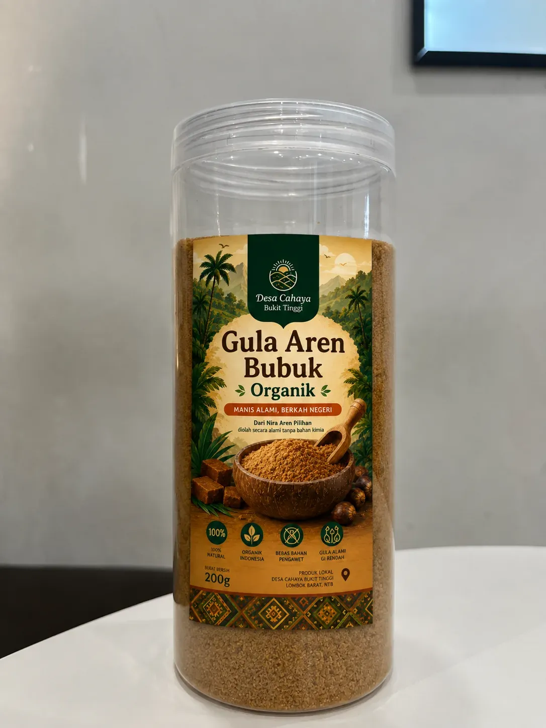 Gula Aren Bubuk Organik 500gr