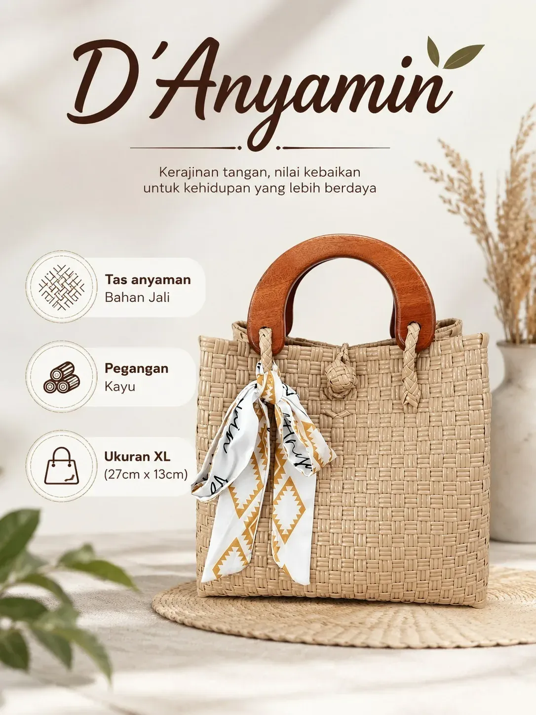 Tas Anyaman Jali XL