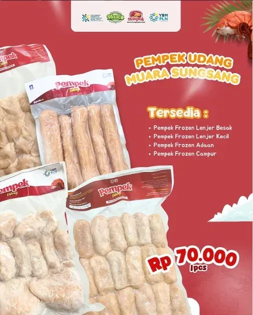 Logo Pempek Udang Muara Sungsang